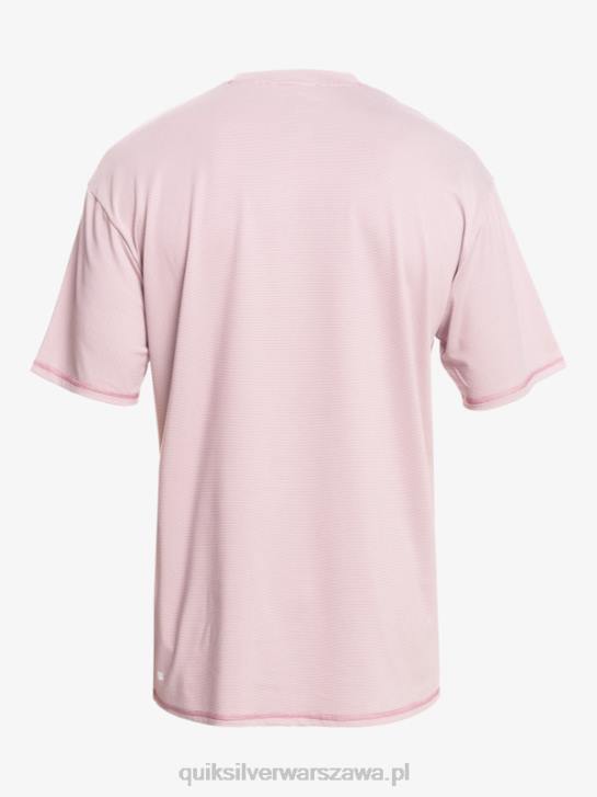 mężczyźni Quiksilver koszulka surfingowa Heritage Heather Upf 50 z krótkim rękawem 4DBV1132 zakurzony storczykowy wrzos