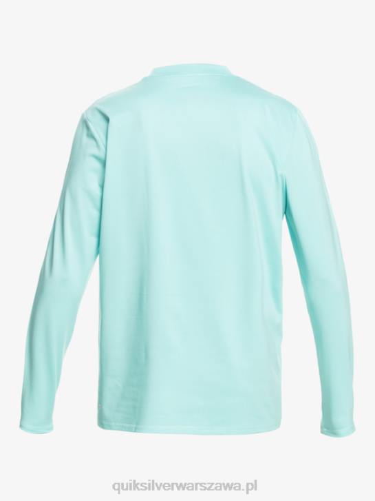 mężczyźni Quiksilver koszulka surfingowa Heritage Heather upf 50 z długim rękawem 4DBV1468 anioł niebieski wrzos