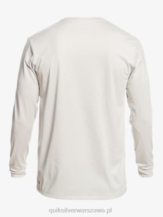 mężczyźni Quiksilver koszulka surfingowa Heritage Heather upf 50 z długim rękawem 4DBV1469 szary fioletowy wrzos