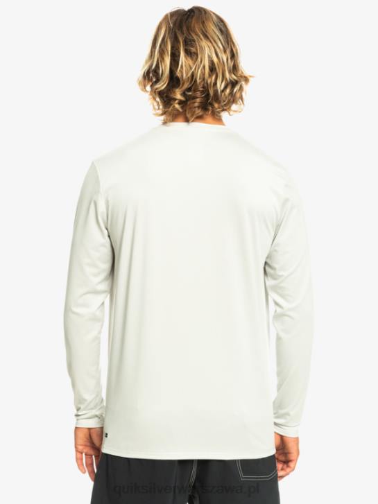 mężczyźni Quiksilver koszulka surfingowa Heritage Heather upf 50 z długim rękawem 4DBV1469 szary fioletowy wrzos