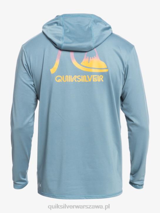 mężczyźni Quiksilver koszulka surfingowa dredge z długim rękawem upf 50 4DBV1834 prowincjonalny niebieski wrzos