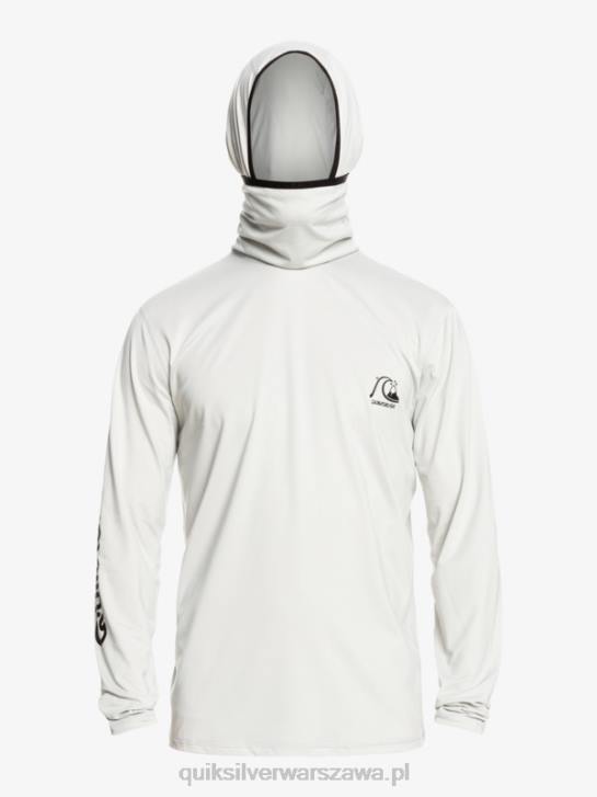 mężczyźni Quiksilver koszulka surfingowa z długim rękawem Heritage Upf 50 4DBV418 szary fioletowy wrzos