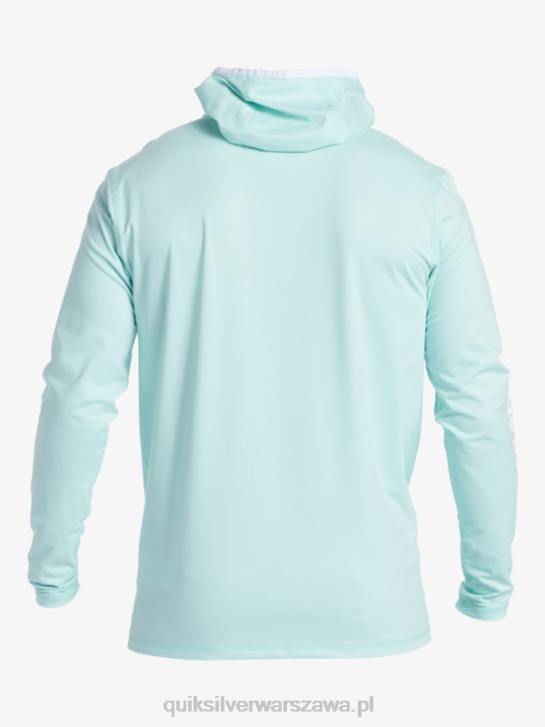 mężczyźni Quiksilver koszulka surfingowa z długim rękawem Heritage Upf 50 4DBV419 błękitny wrzos