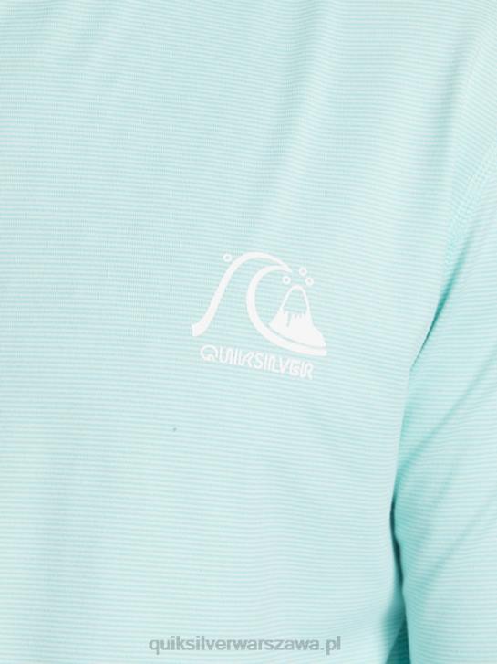 mężczyźni Quiksilver koszulka surfingowa z długim rękawem Heritage Upf 50 4DBV419 błękitny wrzos