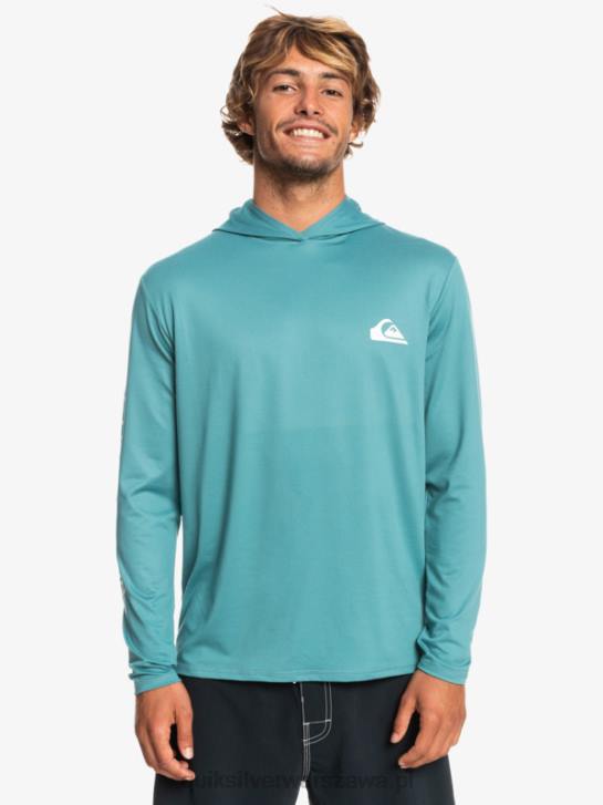 mężczyźni Quiksilver koszulka surfingowa z długim rękawem omni session upf 50 4DBV772 bretoński niebieski