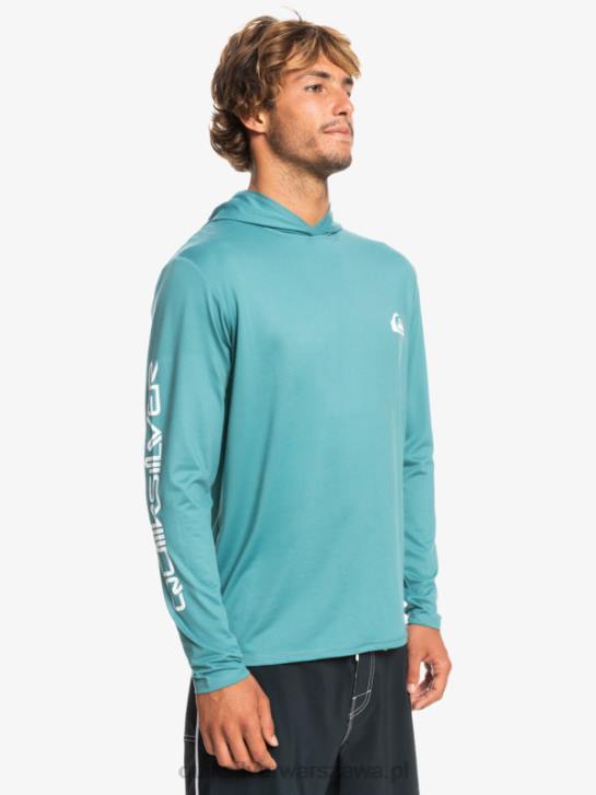 mężczyźni Quiksilver koszulka surfingowa z długim rękawem omni session upf 50 4DBV772 bretoński niebieski