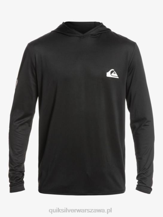 mężczyźni Quiksilver koszulka surfingowa z długim rękawem omni session upf 50 4DBV773 czarny