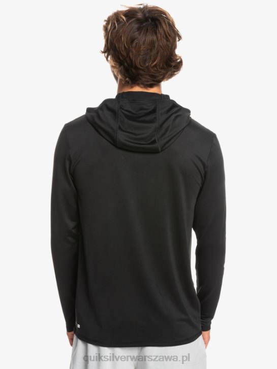mężczyźni Quiksilver koszulka surfingowa z długim rękawem omni session upf 50 4DBV773 czarny