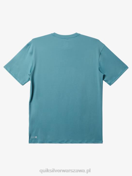 mężczyźni Quiksilver koszulka surfingowa z krótkim rękawem mix session upf 50 4DBV314 kamea niebieski