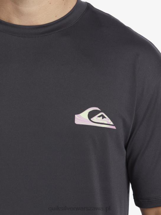 mężczyźni Quiksilver koszulka surfingowa z krótkim rękawem mix session upf 50 4DBV316 asfalt