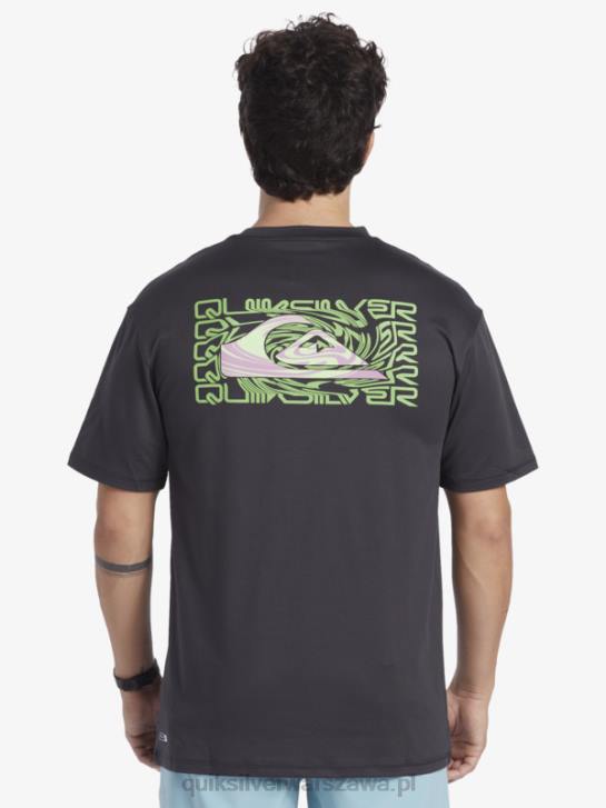 mężczyźni Quiksilver koszulka surfingowa z krótkim rękawem mix session upf 50 4DBV316 asfalt