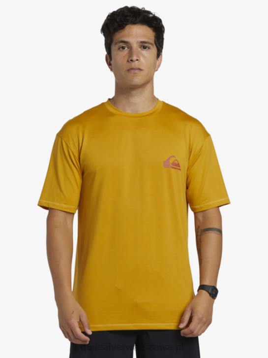 mężczyźni Quiksilver koszulka surfingowa z krótkim rękawem mix session upf 50 4DBV317 pszenica