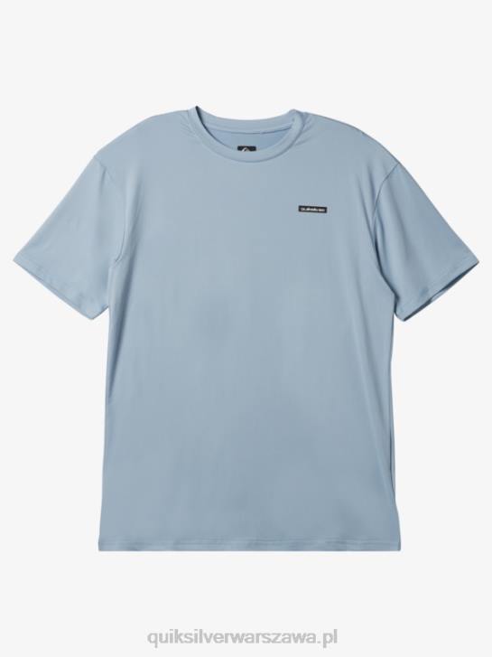 mężczyźni Quiksilver omni session upf 50 koszulka surfingowa z krótkim rękawem 4DBV540 niebiański błękit
