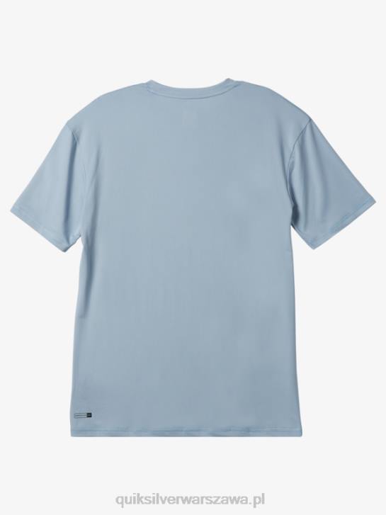 mężczyźni Quiksilver omni session upf 50 koszulka surfingowa z krótkim rękawem 4DBV540 niebiański błękit