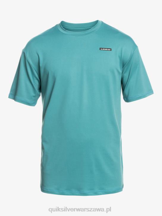 mężczyźni Quiksilver omni session upf 50 koszulka surfingowa z krótkim rękawem 4DBV542 bretoński niebieski