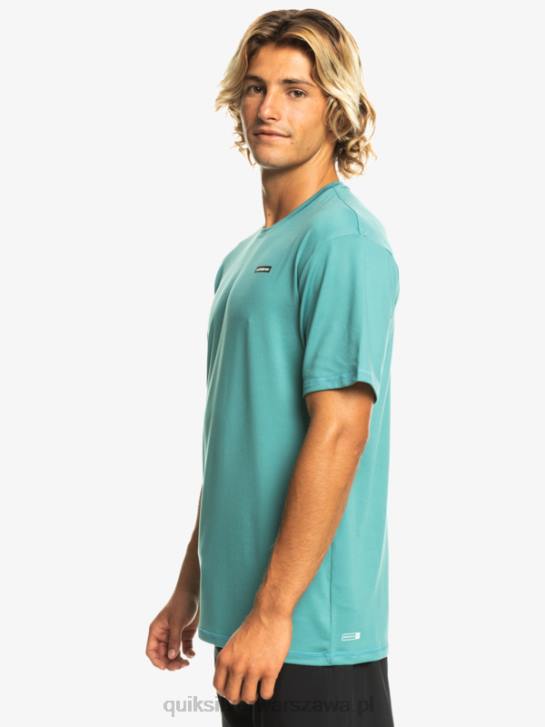 mężczyźni Quiksilver omni session upf 50 koszulka surfingowa z krótkim rękawem 4DBV542 bretoński niebieski