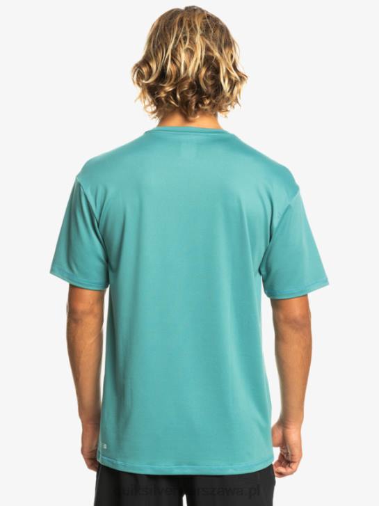 mężczyźni Quiksilver omni session upf 50 koszulka surfingowa z krótkim rękawem 4DBV542 bretoński niebieski