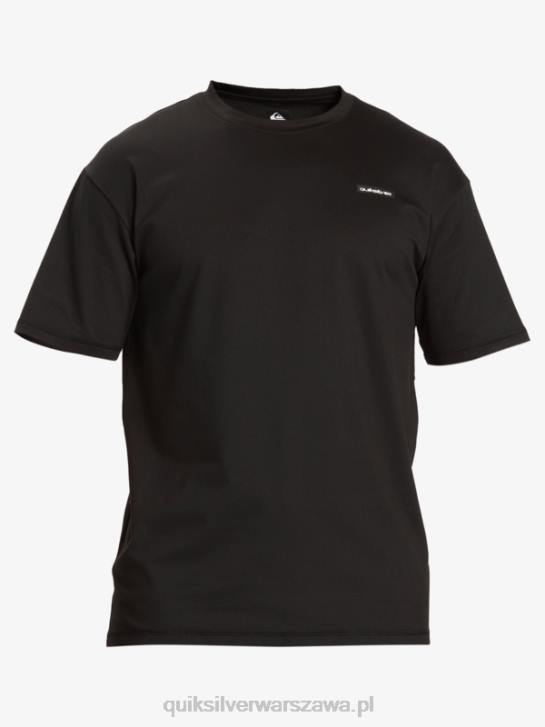 mężczyźni Quiksilver omni session upf 50 koszulka surfingowa z krótkim rękawem 4DBV543 czarny