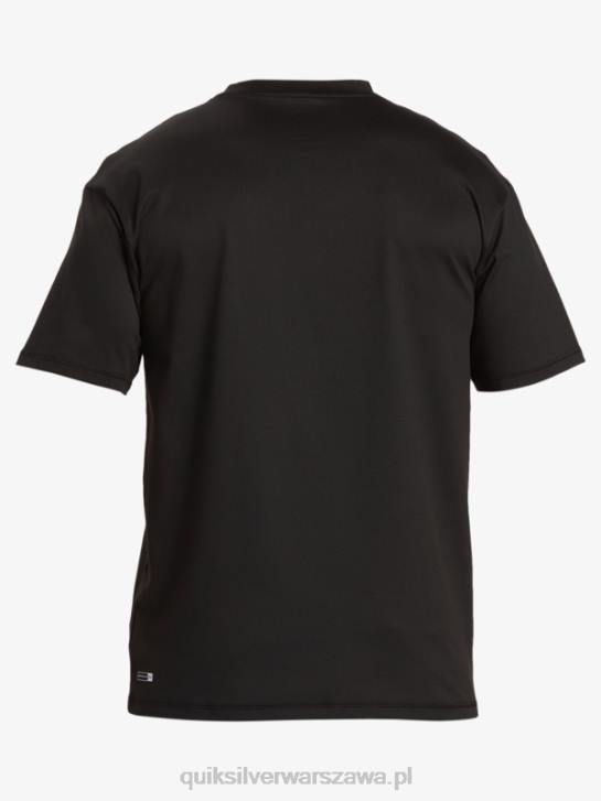 mężczyźni Quiksilver omni session upf 50 koszulka surfingowa z krótkim rękawem 4DBV543 czarny
