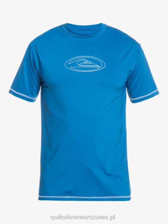 mężczyźni Quiksilver saturn surf t-shirt z krótkim rękawem upf 50 4DBV588 morze tureckie