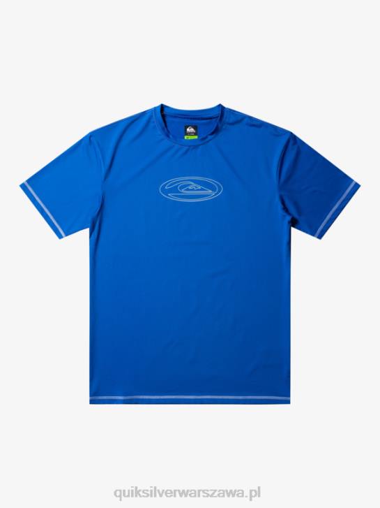 mężczyźni Quiksilver saturn surf t-shirt z krótkim rękawem upf 50 4DBV588 morze tureckie