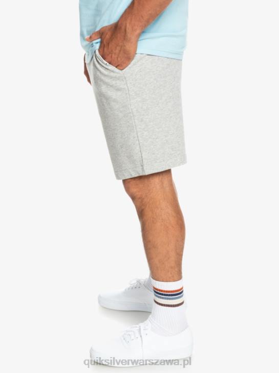 mężczyźni Quiksilver Essentials dresowe szorty 4DBV1272 jasnoszary wrzos