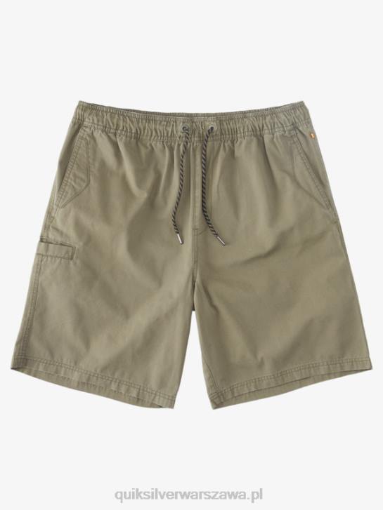 mężczyźni Quiksilver Waterman Last Light elastyczne 19 szorty 4DBV253 zakurzona oliwka