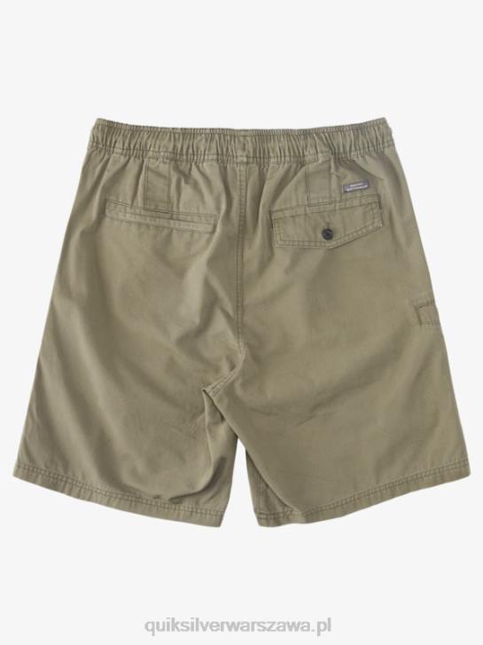 mężczyźni Quiksilver Waterman Last Light elastyczne 19 szorty 4DBV253 zakurzona oliwka