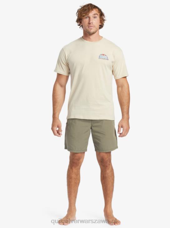 mężczyźni Quiksilver Waterman Last Light elastyczne 19 szorty 4DBV253 zakurzona oliwka