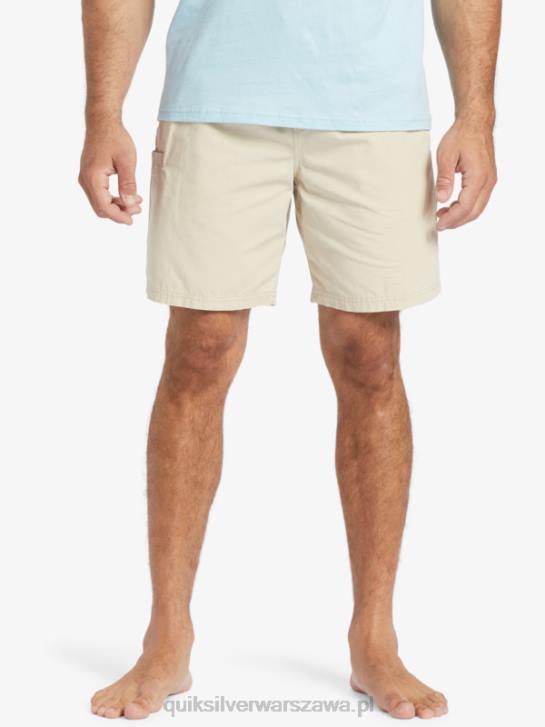 mężczyźni Quiksilver Waterman Last Light elastyczne 19 szorty 4DBV255 brązowy ryż