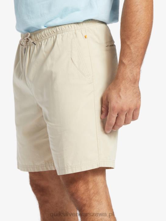 mężczyźni Quiksilver Waterman Last Light elastyczne 19 szorty 4DBV255 brązowy ryż