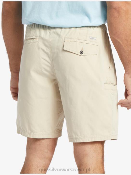 mężczyźni Quiksilver Waterman Last Light elastyczne 19 szorty 4DBV255 brązowy ryż