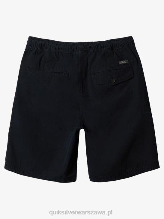 mężczyźni Quiksilver Waterman Last Light elastyczne 19 szorty 4DBV256 czarny
