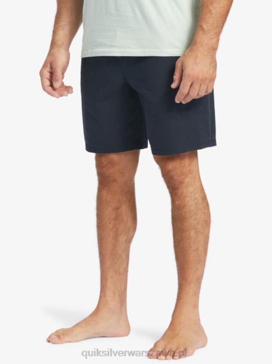 mężczyźni Quiksilver Waterman Last Light elastyczne 19 szorty 4DBV256 czarny