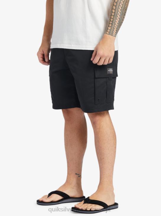 mężczyźni Quiksilver Waterman Maledive Atoll cargo 20 szorty 4DBV785 czarny