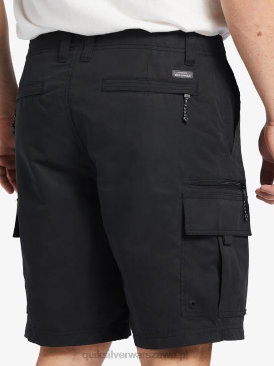 mężczyźni Quiksilver Waterman Maledive Atoll cargo 20 szorty 4DBV785 czarny