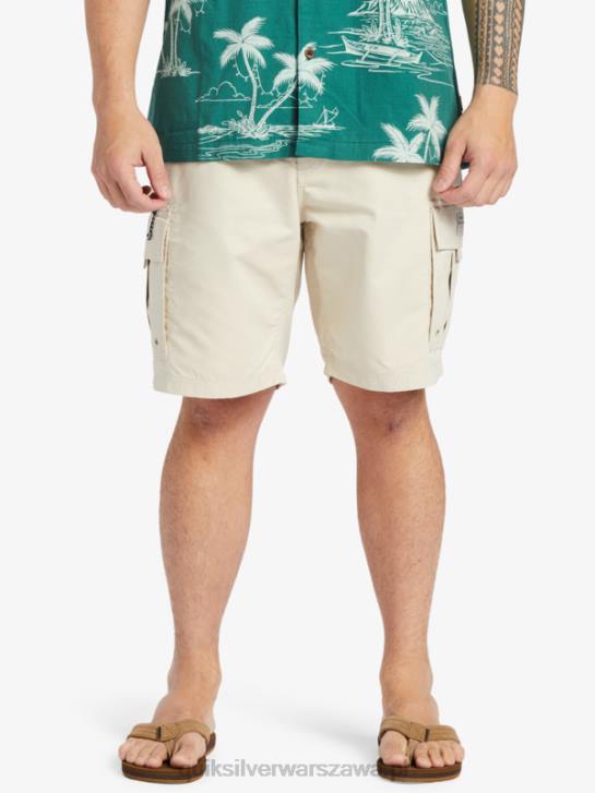 mężczyźni Quiksilver Waterman Maledive Atoll cargo 20 szorty 4DBV786 brązowy ryż
