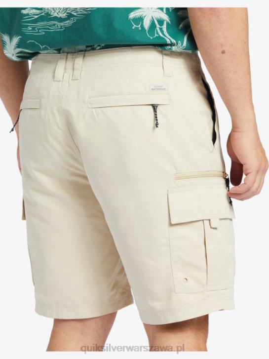 mężczyźni Quiksilver Waterman Maledive Atoll cargo 20 szorty 4DBV786 brązowy ryż