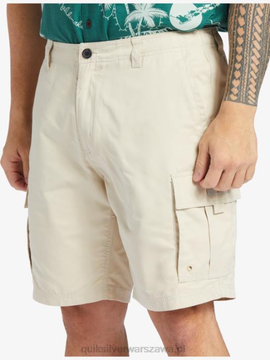 mężczyźni Quiksilver Waterman Maledive Atoll cargo 20 szorty 4DBV786 brązowy ryż