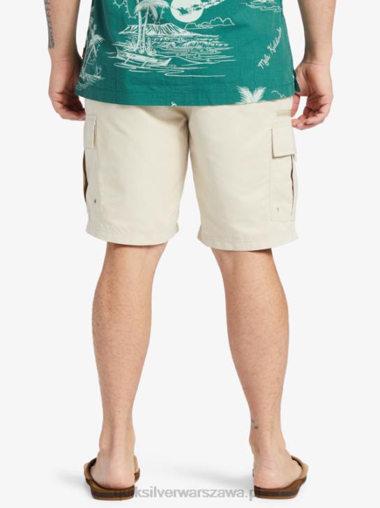 mężczyźni Quiksilver Waterman Maledive Atoll cargo 20 szorty 4DBV786 brązowy ryż