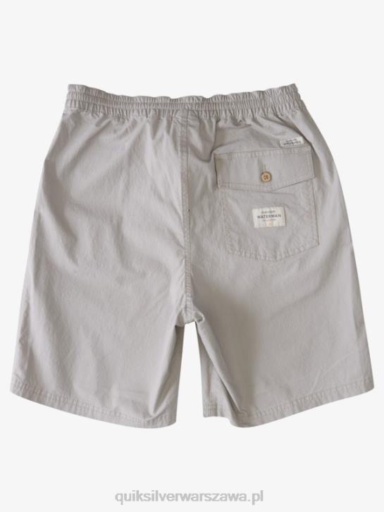 mężczyźni Quiksilver Waterman po szortach do surfowania 4DBV1576 krzemień szary