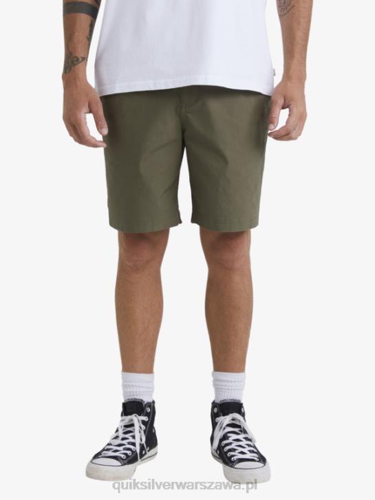 mężczyźni Quiksilver Waterman po szortach do surfowania 4DBV1579 zakurzona oliwka