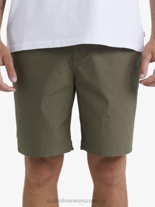 mężczyźni Quiksilver Waterman po szortach do surfowania 4DBV1579 zakurzona oliwka