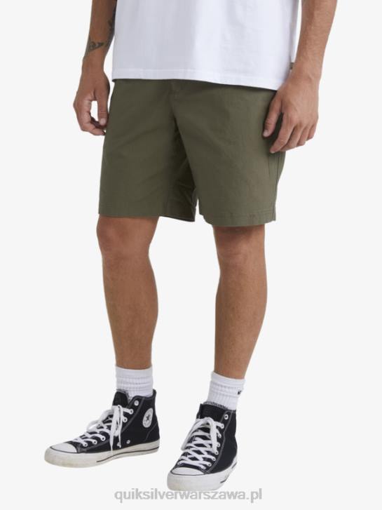 mężczyźni Quiksilver Waterman po szortach do surfowania 4DBV1579 zakurzona oliwka