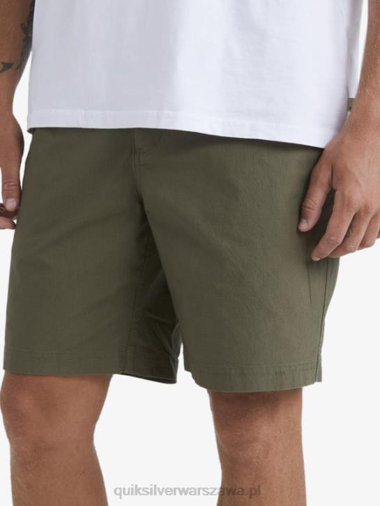 mężczyźni Quiksilver Waterman po szortach do surfowania 4DBV1579 zakurzona oliwka