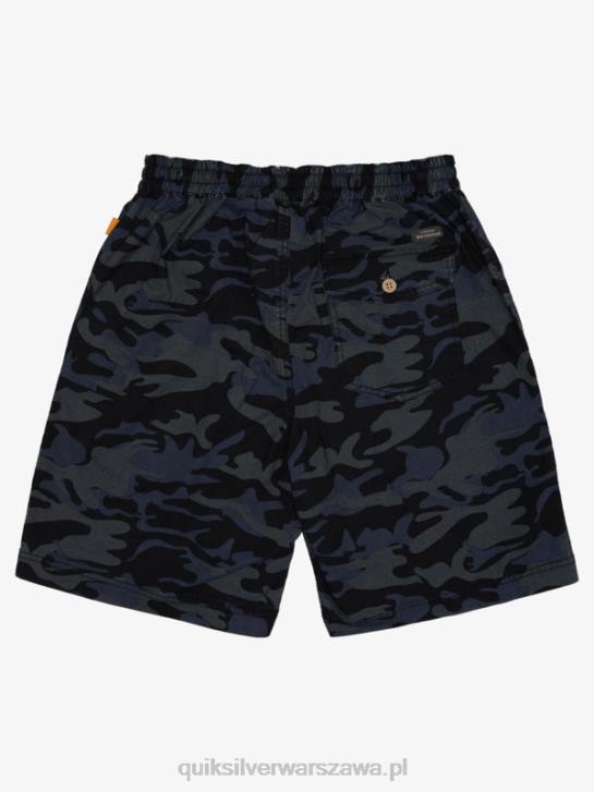 mężczyźni Quiksilver Waterman po szortach do surfowania 4DBV1581 czarny kamuflaż