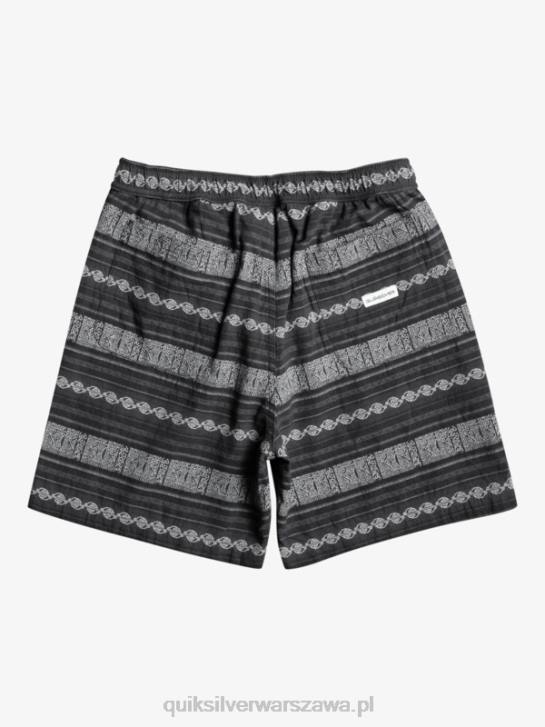 mężczyźni Quiksilver Żakardowe szorty Taxer 4DBV423 czarny Taxer żakardowy hori