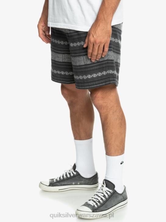 mężczyźni Quiksilver Żakardowe szorty Taxer 4DBV423 czarny Taxer żakardowy hori