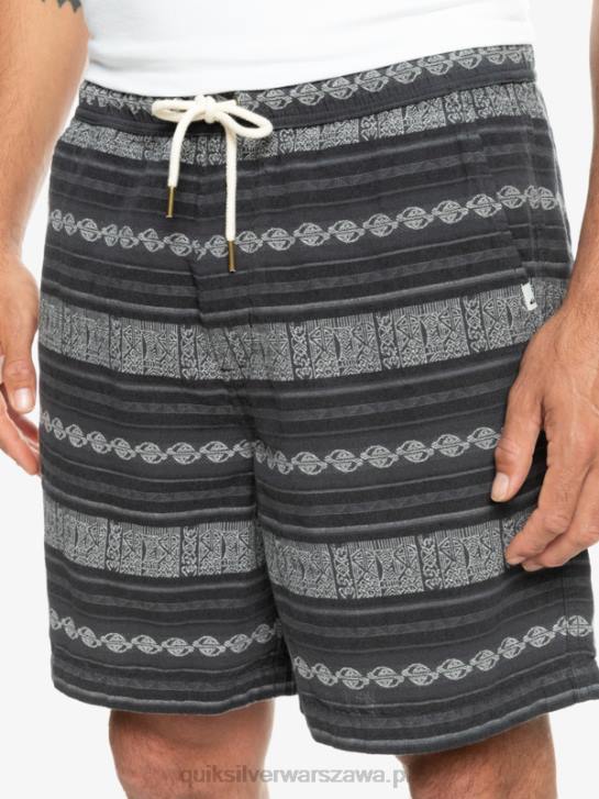 mężczyźni Quiksilver Żakardowe szorty Taxer 4DBV423 czarny Taxer żakardowy hori