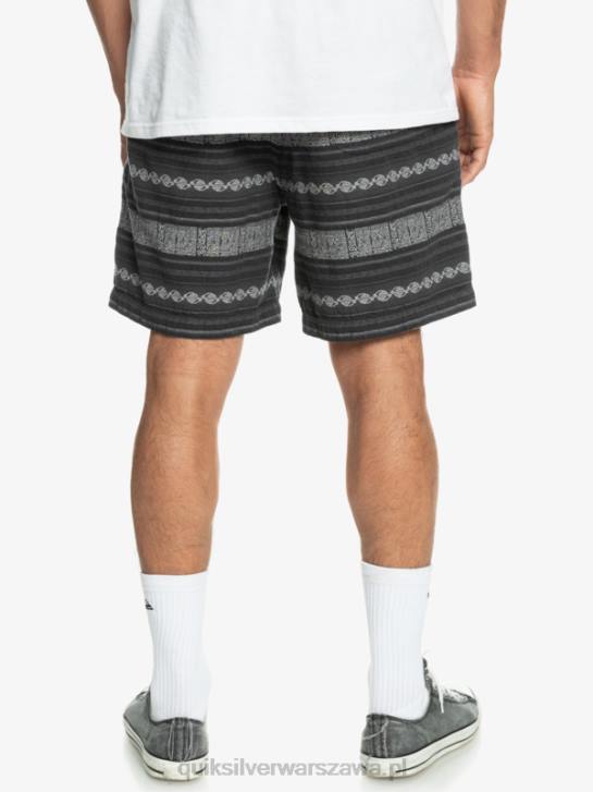 mężczyźni Quiksilver Żakardowe szorty Taxer 4DBV423 czarny Taxer żakardowy hori